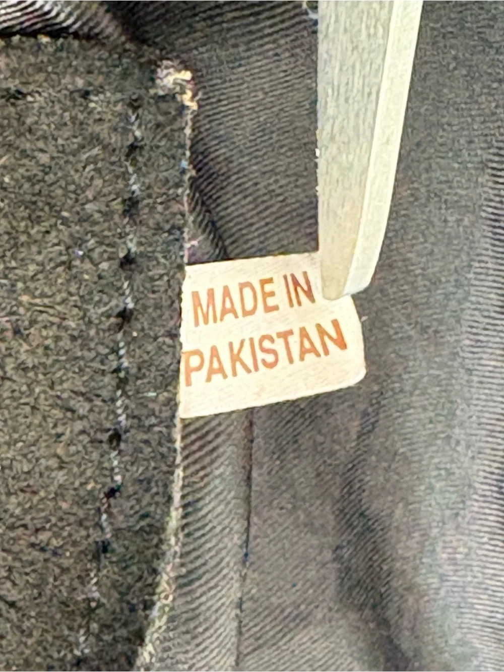 Vintage Handmade in Pakistan Genuine Suede Leather Buckle Drawstring Backpack